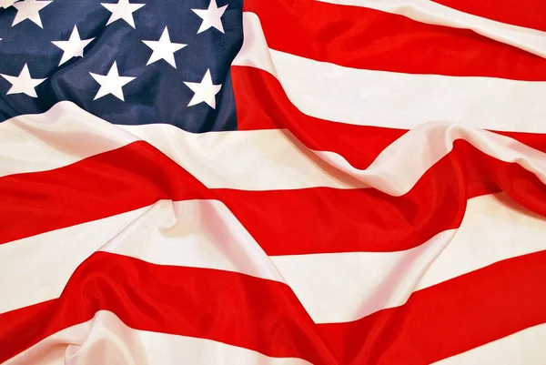 アメリカの国旗のクローズ アップ — ストック写真
