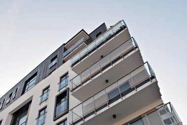 Modern apartmanlar dış