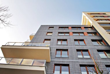 Modern apartmanlar dış