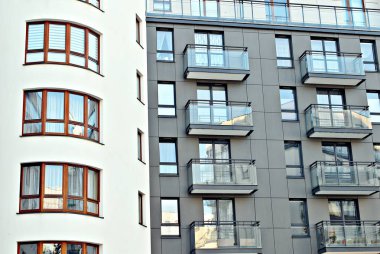 Modern apartmanlar dış