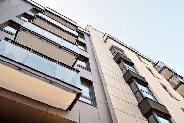 Modern apartmanlar dış