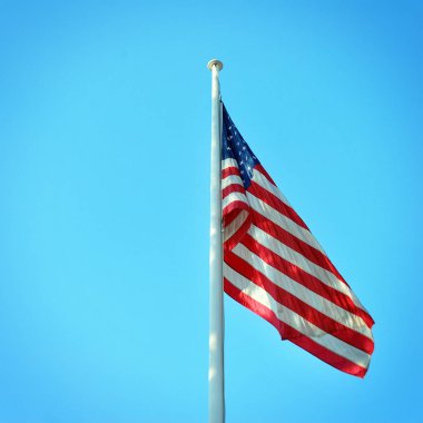 Amerika'nın bayrak direği üzerinde