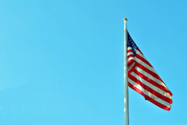 Amerika'nın bayrak direği üzerinde