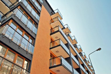 Modern apartmanlar dış