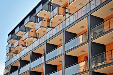 Modern apartmanlar dış