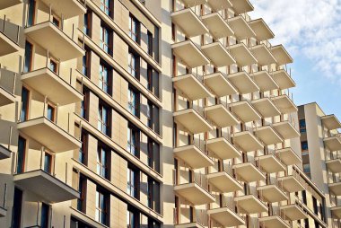 Modern apartmanlar dış