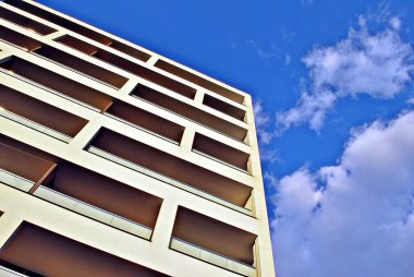 Modern apartmanlar dış