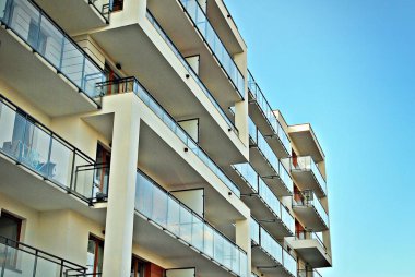 Modern apartmanlar dış