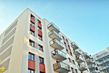 Modern apartmanlar dış