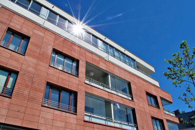 Modern apartmanlar dış