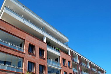 Modern apartmanlar dış