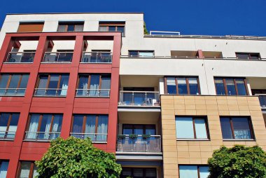 Modern apartmanlar dış