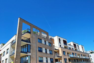 Modern apartmanlar dış