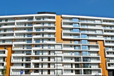 Modern apartmanlar dış