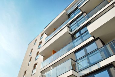 Modern apartmanlar dış