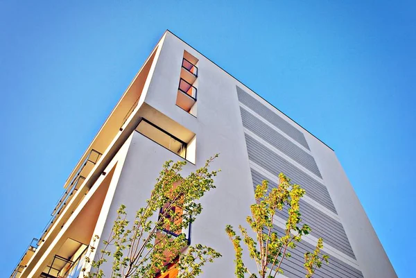 Moderne flatgebouwen exteriors — Stockfoto