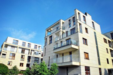 Modern apartmanlar dış