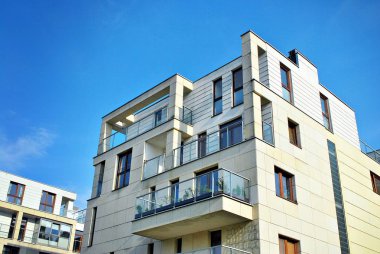 Modern apartmanlar dış