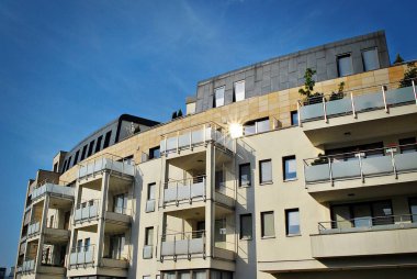 Modern apartmanlar dış