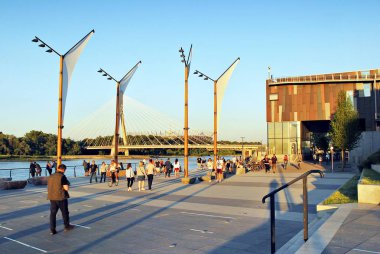 Vistulan Boulevards nehir Vistula Batı tarafında