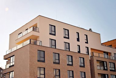 Modern apartmanlar dış