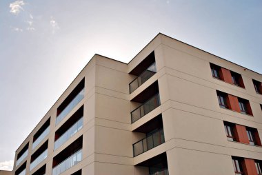 Modern apartmanlar dış