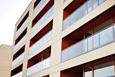 Modern apartmanlar dış