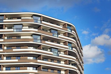 Modern apartmanlar dış