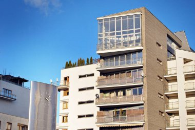 Modern apartmanlar dış