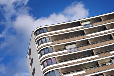 Modern apartmanlar dış