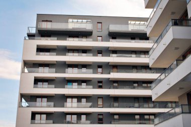 Modern apartmanlar dış