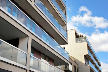 Modern apartmanlar dış