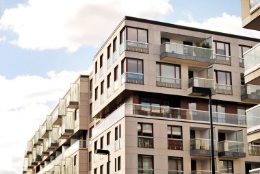 Modern apartmanlar dış