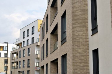 Modern apartmanlar dış