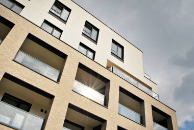 Modern apartmanlar dış