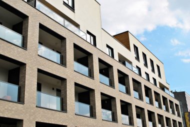Modern apartmanlar dış