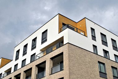 Modern apartmanlar dış