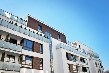Modern apartmanlar dış