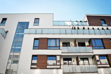 Modern apartmanlar dış