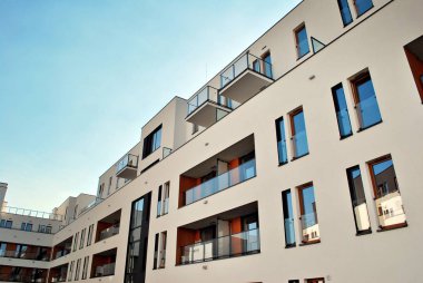 Modern apartmanlar dış