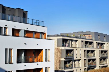 Modern apartmanlar dış