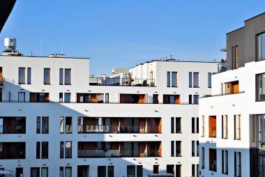 Modern apartmanlar dış