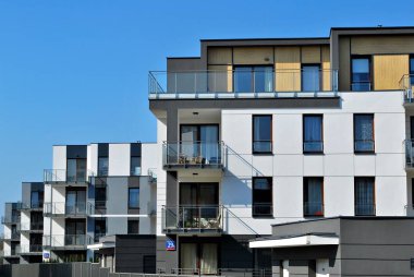 Modern apartmanlar dış