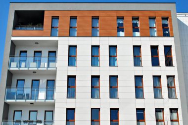 Modern apartmanlar dış