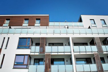 Modern apartmanlar dış