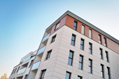Modern apartmanlar dış