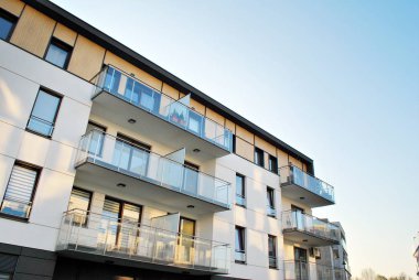 Modern apartmanlar dış