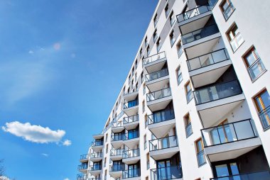 Modern apartmanlar dış