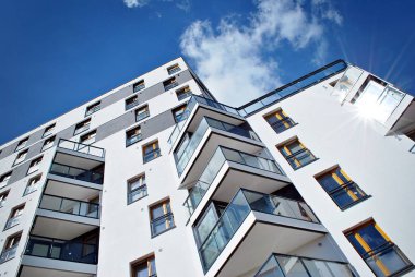 Modern apartmanlar dış