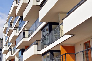 Modern apartmanlar dış